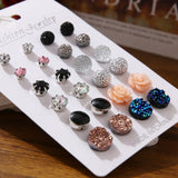 Gorgeous Multiple Pairs of Women's Earrings