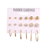 Gorgeous Multiple Pairs of Women's Earrings