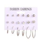 Gorgeous Multiple Pairs of Women's Earrings